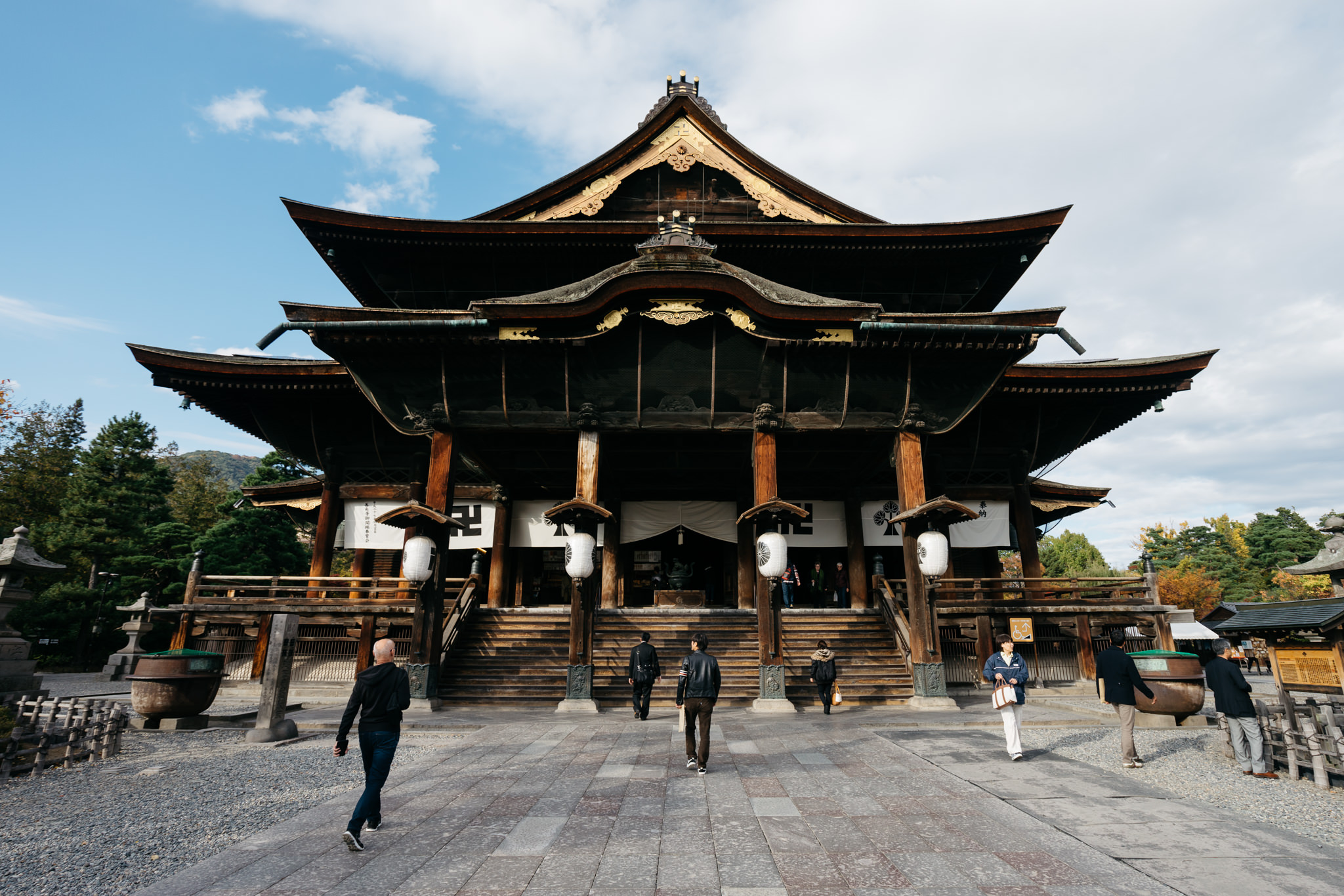 Zenko-ji Temple in Nagano, Japan.