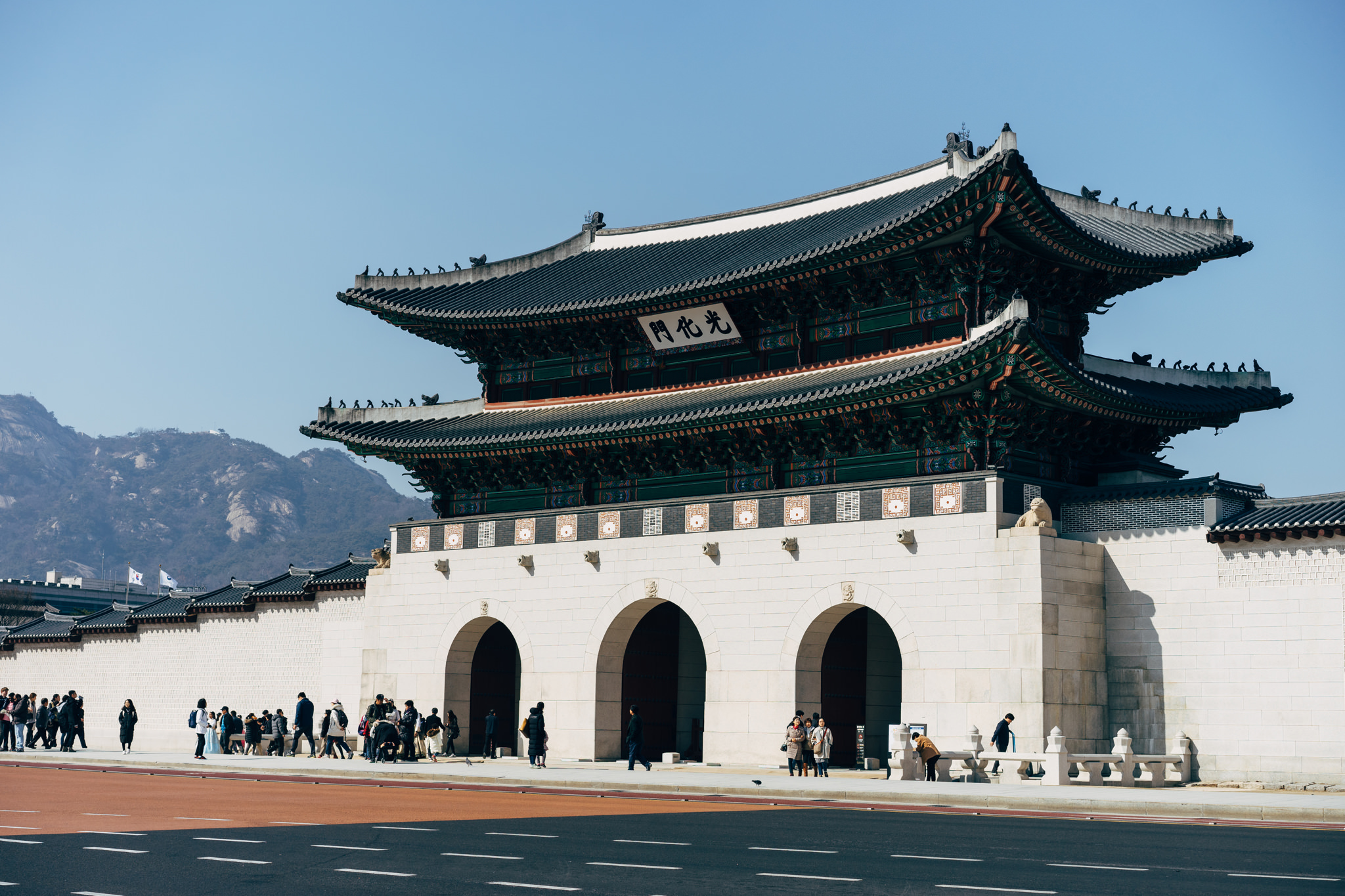 Gyeongbokgung Palace gate in Seoul, South Korea.
