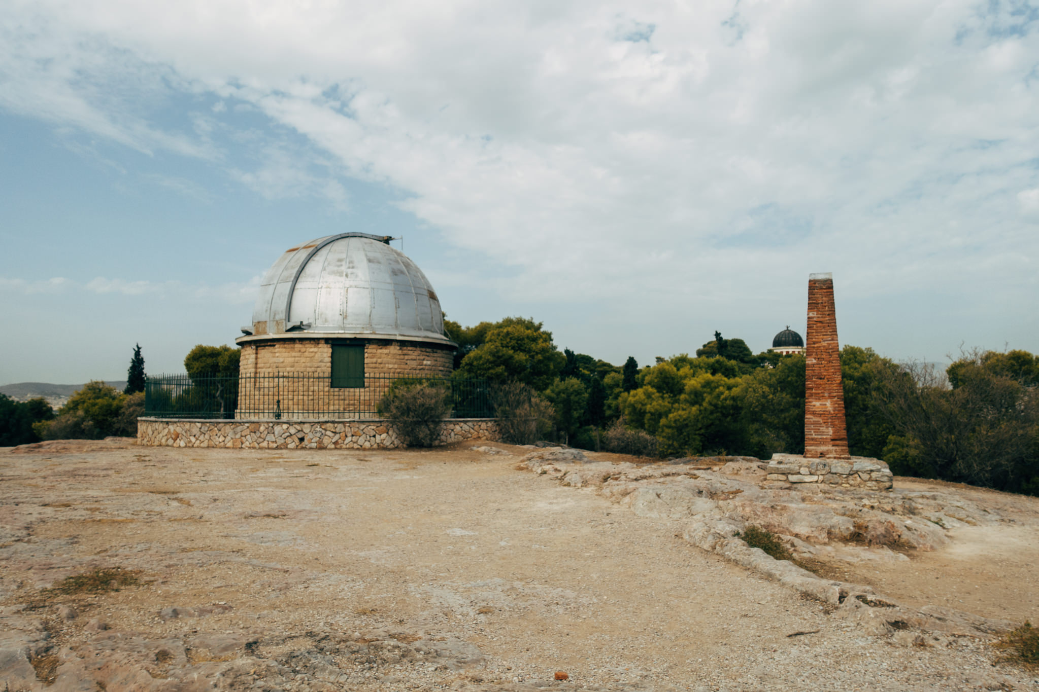 Athens observatory on Filopappou Hill.