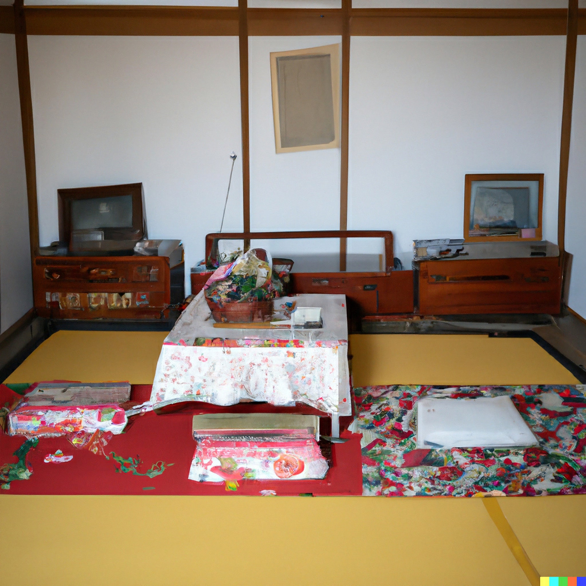 Reconstruction of a 1960s South Korean living room.