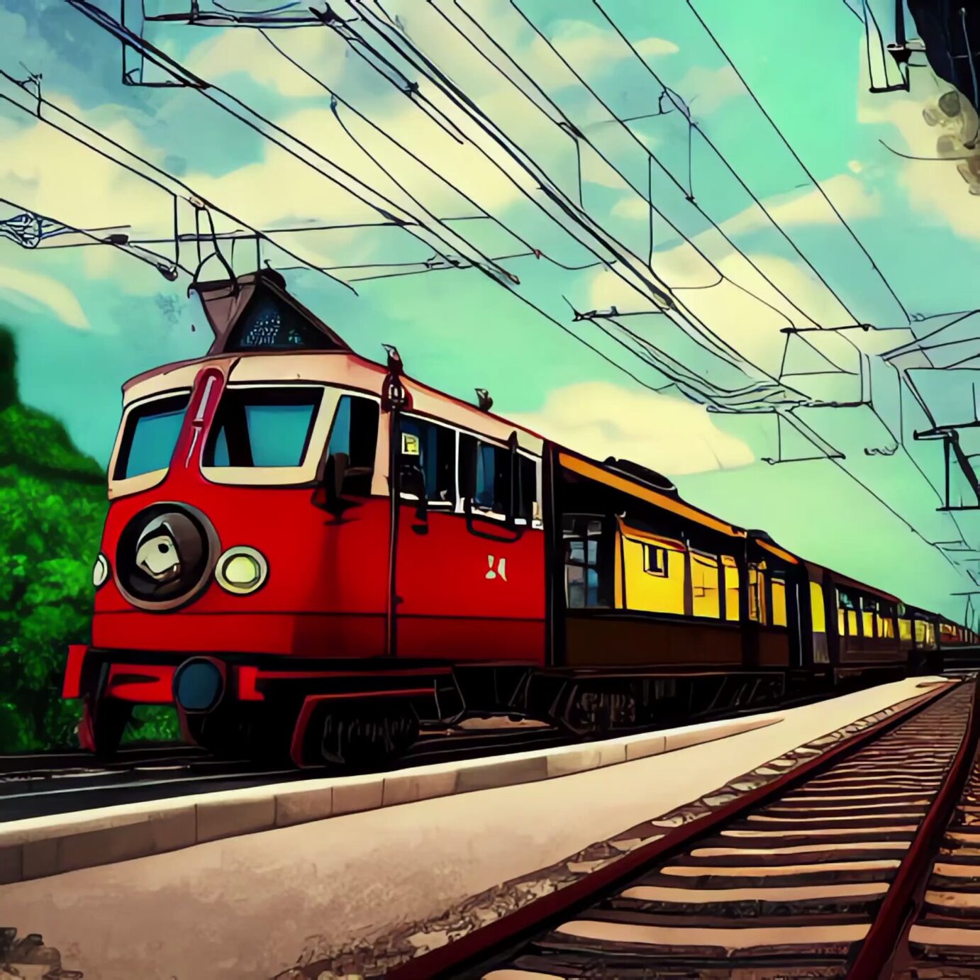 Dalimation Train The train animation • VIARAMI