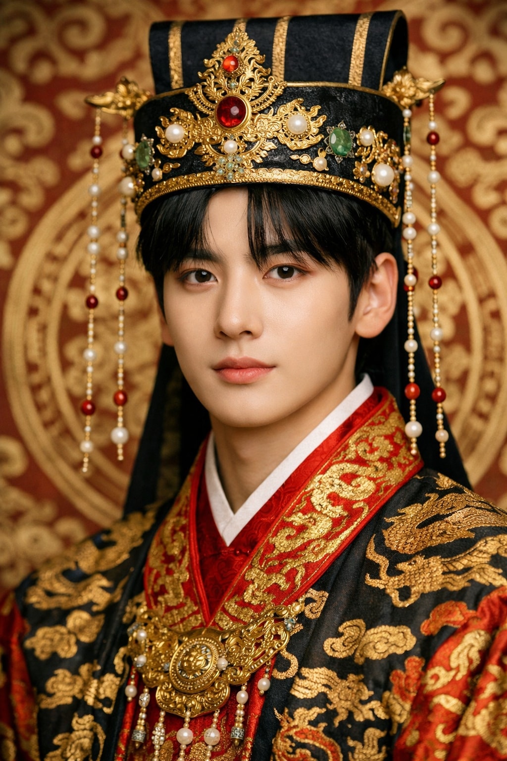 Portrait of a Chinese king
