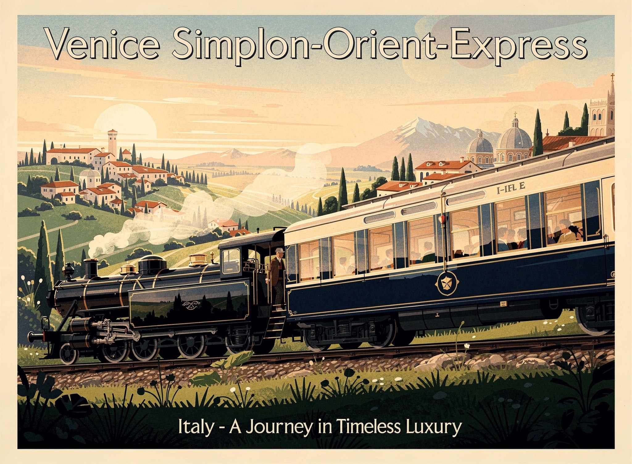 Poster for the Orient Express